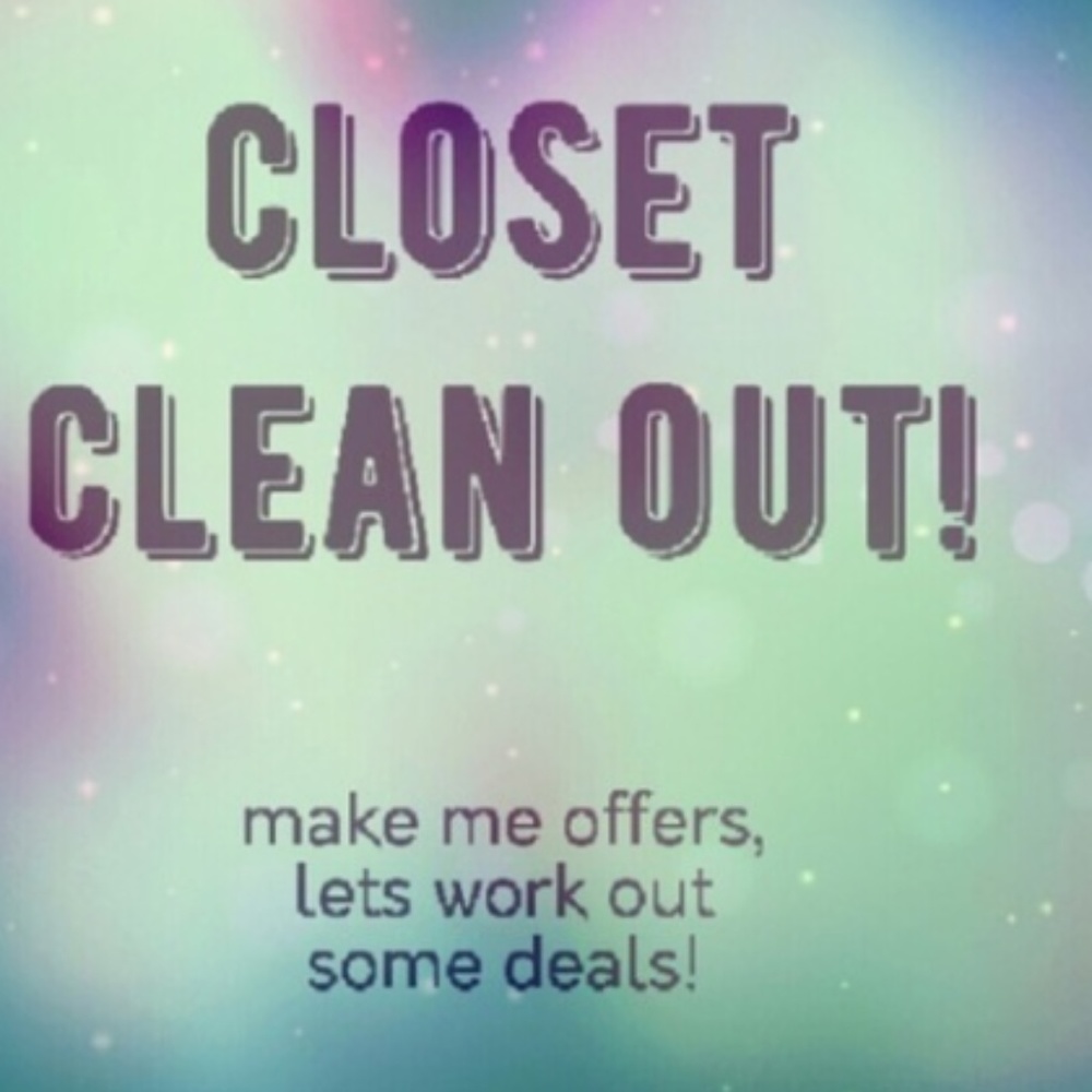 CLOSET CLEAN OUT!!!